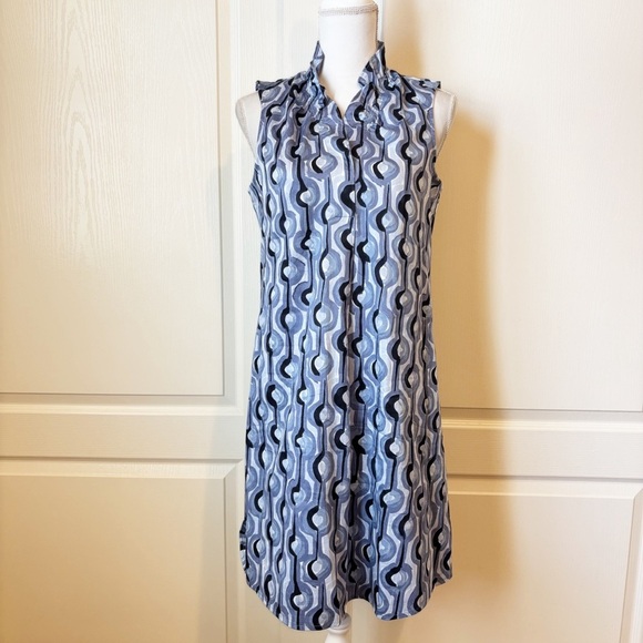 NIC+ZOE Painted Clouds Zest Sleeveless Shift Dress Pockets Women’s Small - Picture 12 of 12